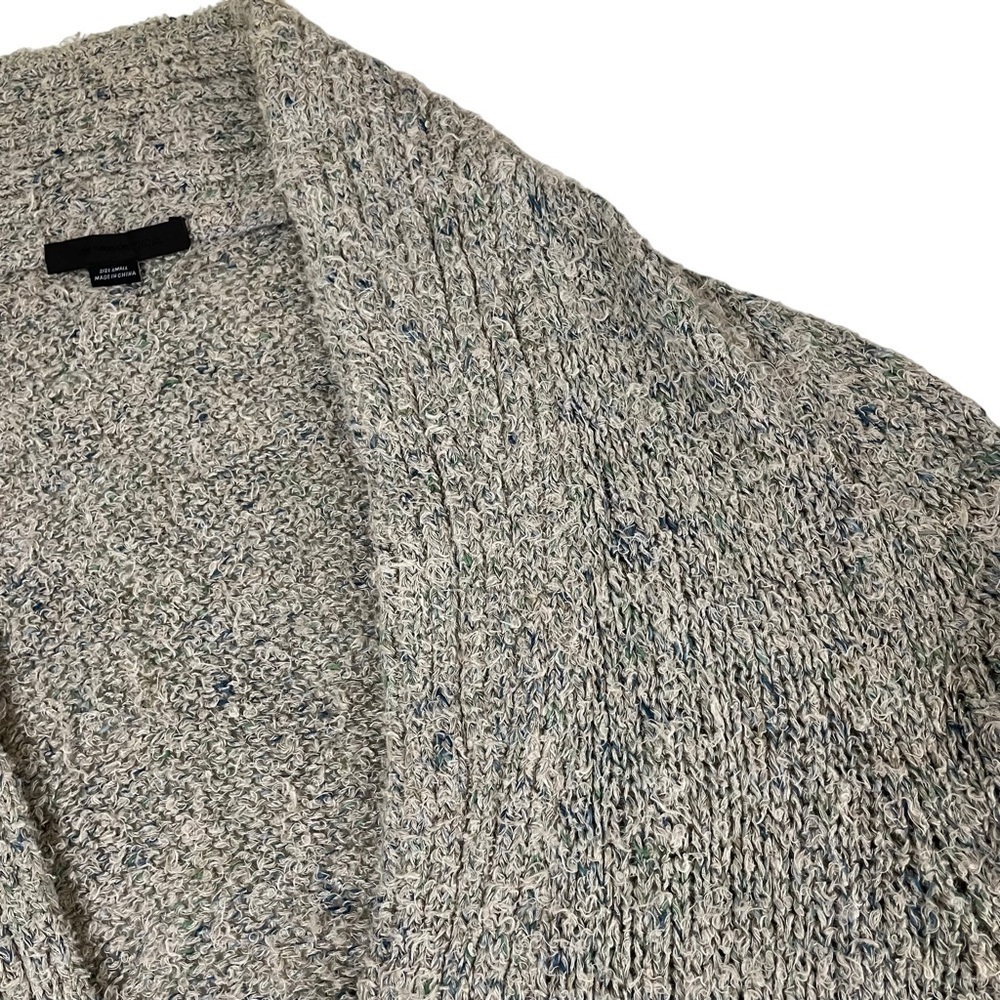 Alexander Wang Linen Blend Oversized Slouchy Buttoned Cardigan - Picture 10 of 13